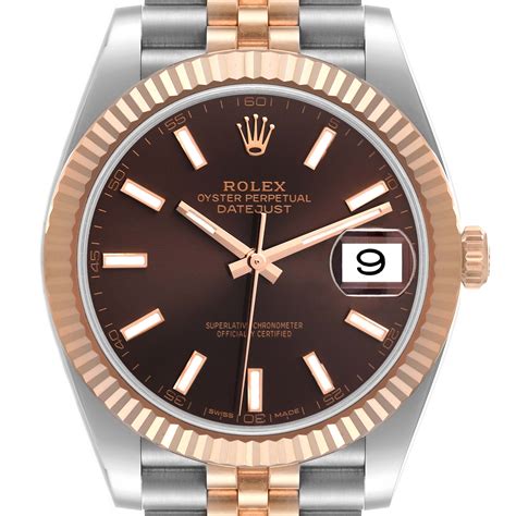 rolex datejust 41 chocolate dial|Rolex 126331.